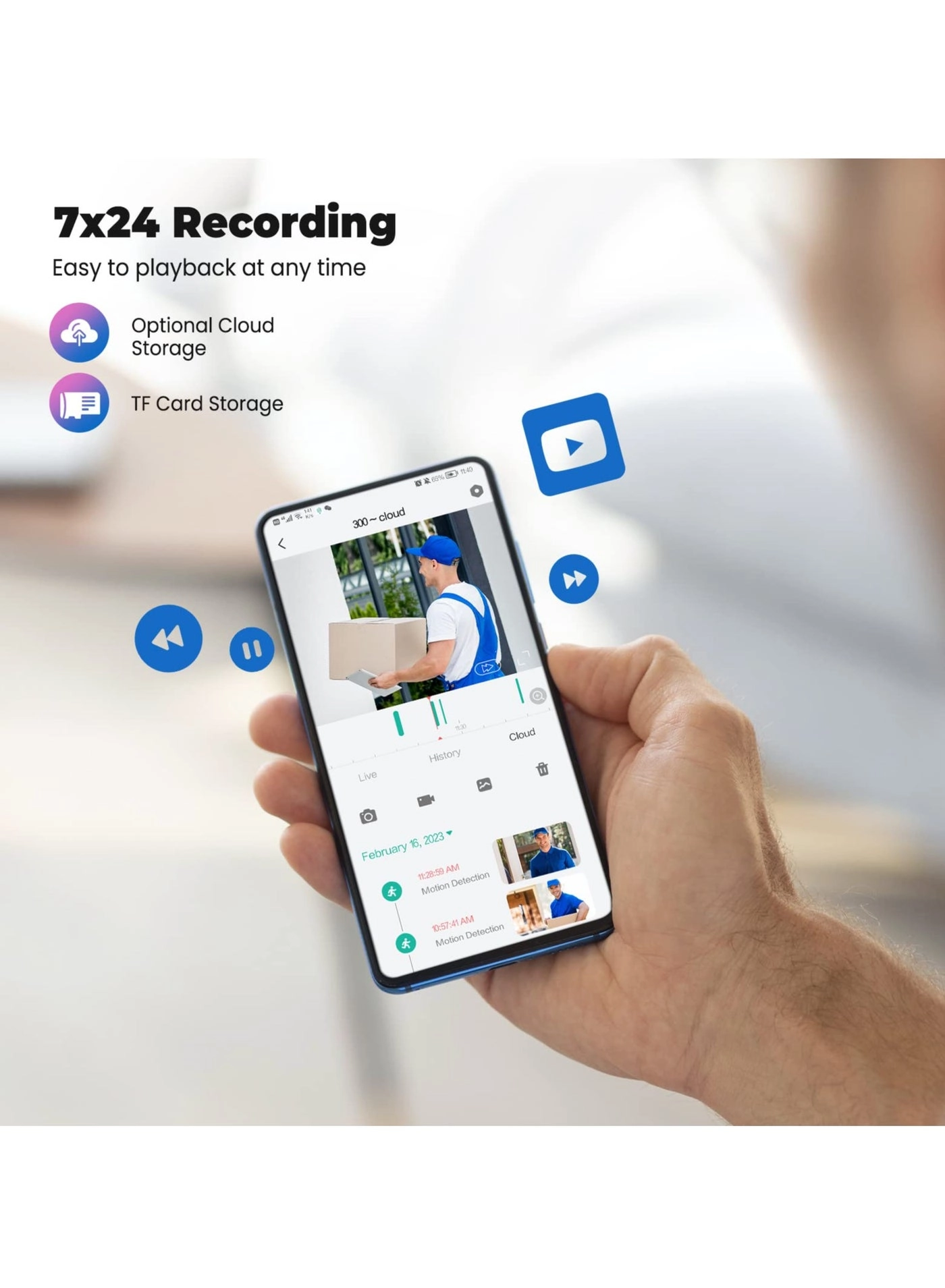 Security Camera Outdoor 2K