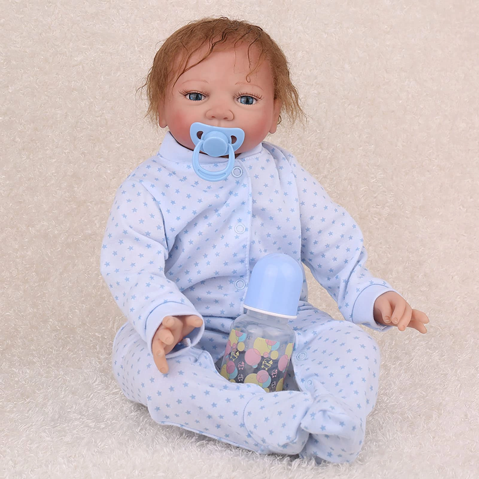Reborn Baby Doll - 55cm 22" Vinyl Cotton Body