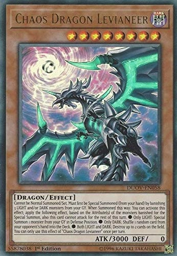 Yu-Gi-Oh! Chaos Dragon Levianeer DUOV-EN058 - Alternate Art 1st Edition