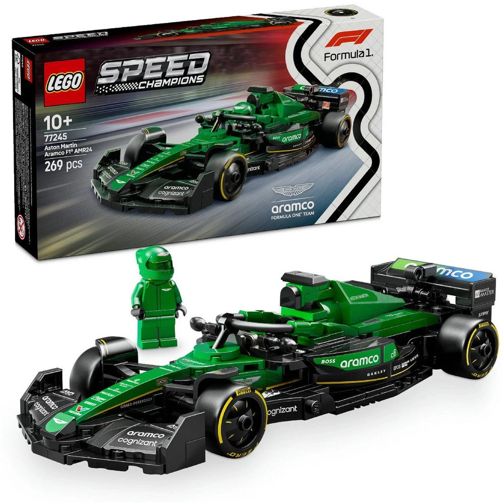 Aston Martin Aramco F1 AMR24 Race Car (77245) - Speed Champions 10+ Years