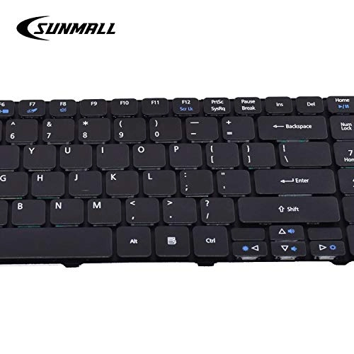 Laptop Keyboard Replacement - US Layout Black