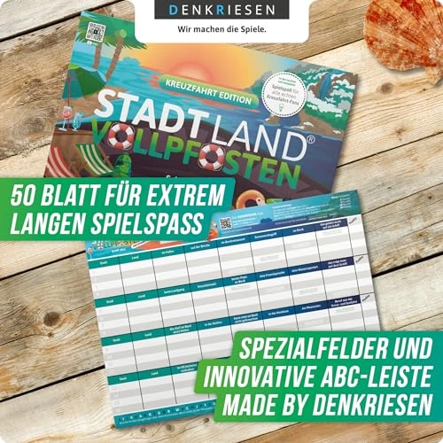 Stadt Land Vollpfosten: Cruise Edition