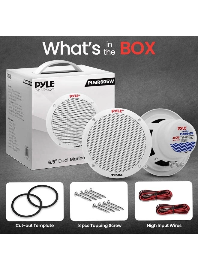 Marine Speakers - 65 Inch 200 Watt