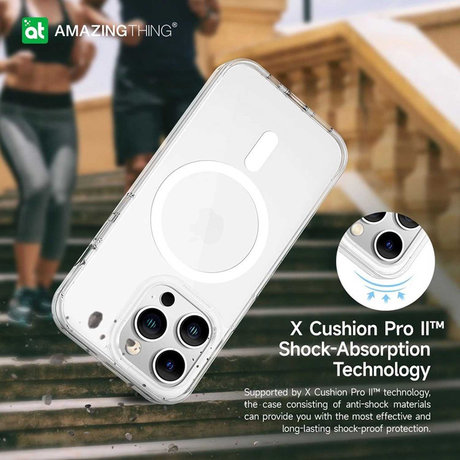 Explorer Pro Drop Proof Case - iPhone 14 Pro Clear