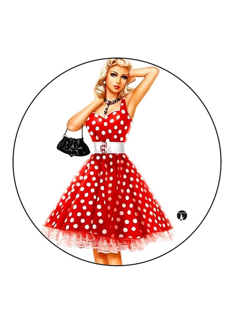 Woman Printed Mouse Pad