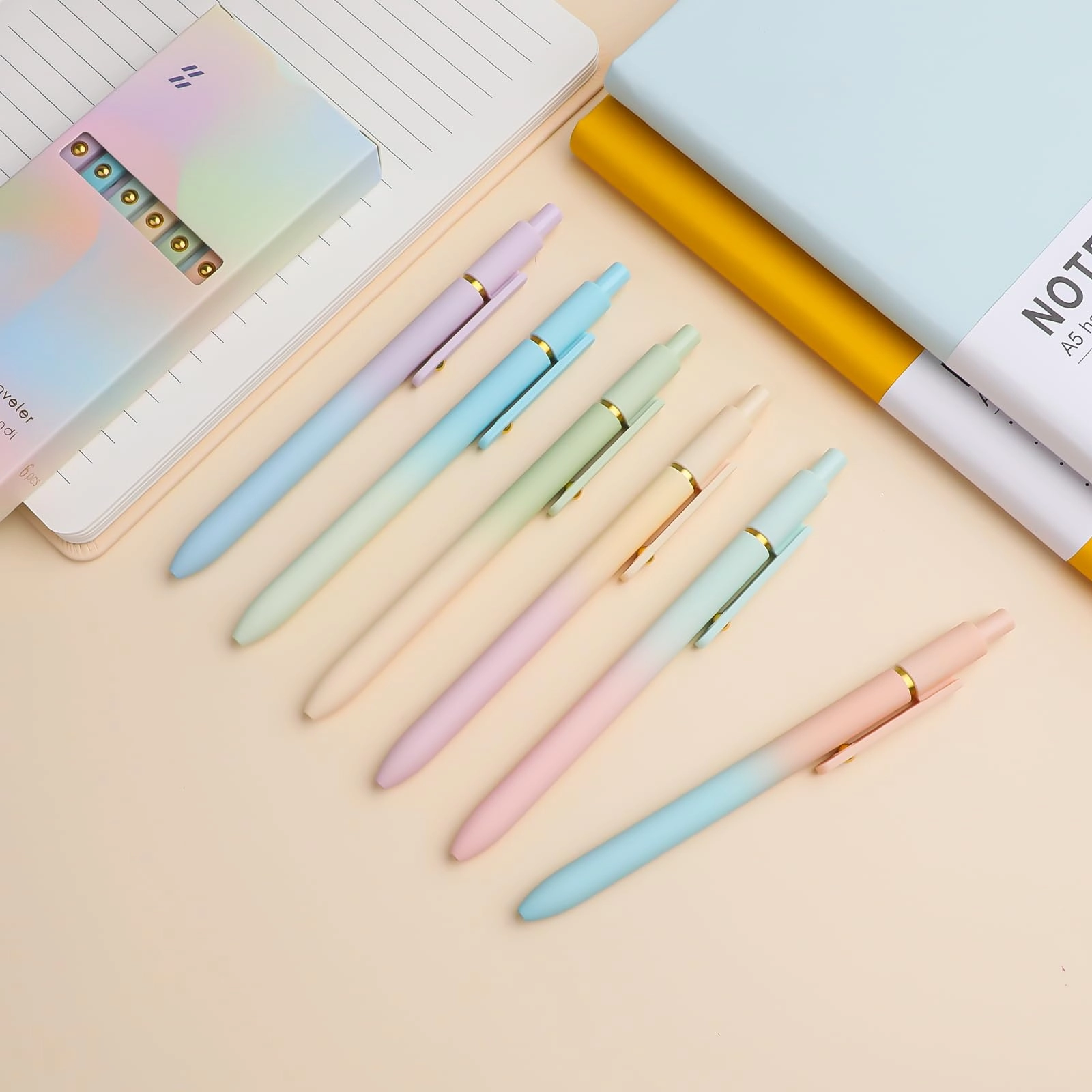 Gel Pens - 6pc 0.7mm