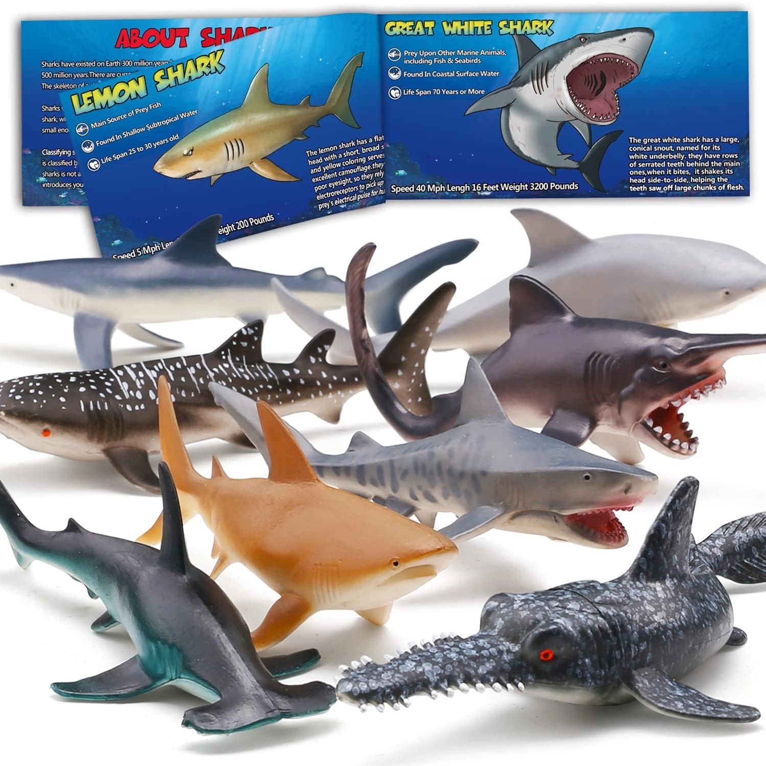 Yeonha Toys Shark Toys Set - 3 years 8 pcs