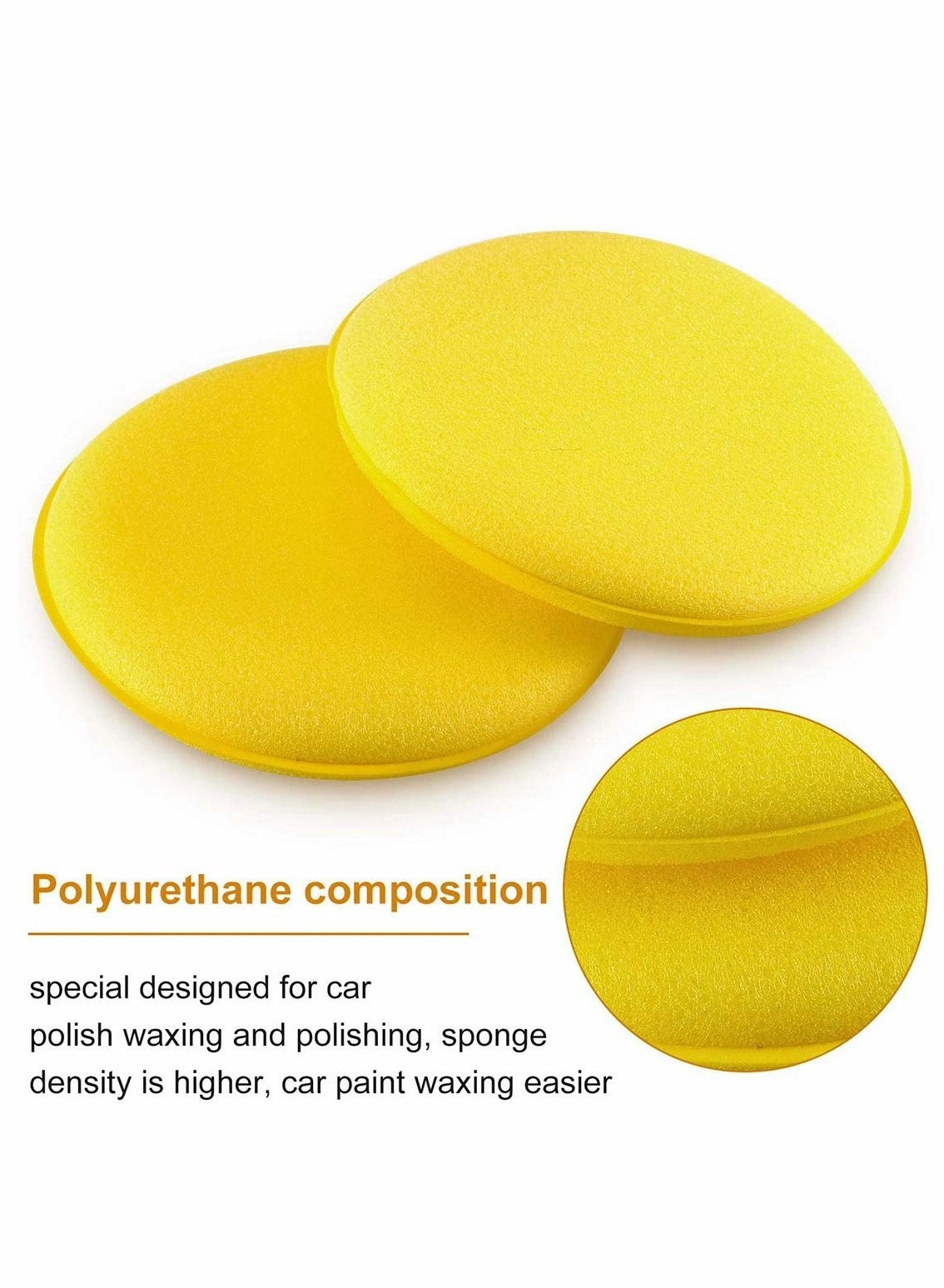 microfibre hand polishing sponge - 130x25 mm