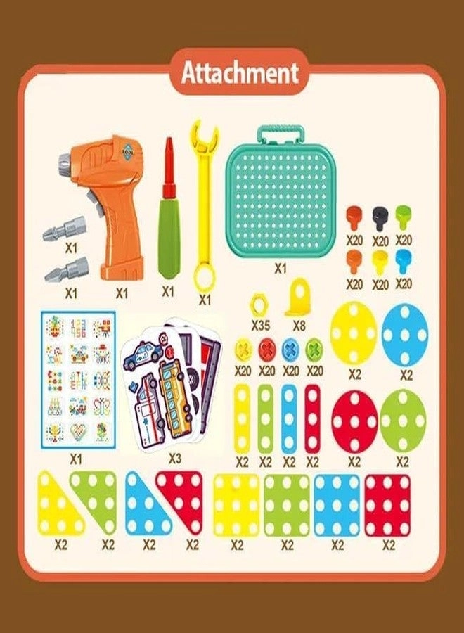 Fire Theme Drill & Screw Set - 285 pcs