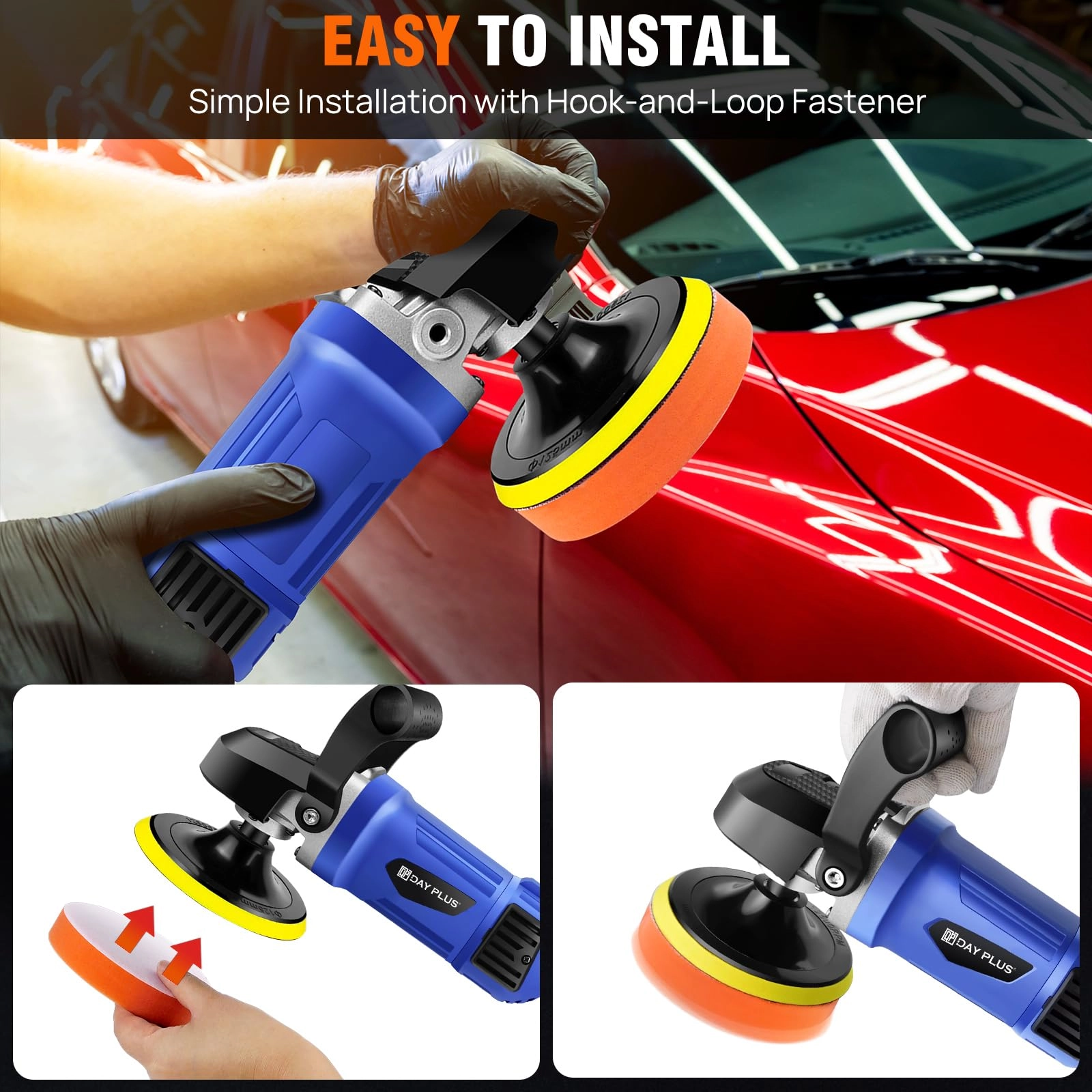 Car Polisher - 1400W 125/150/180mm