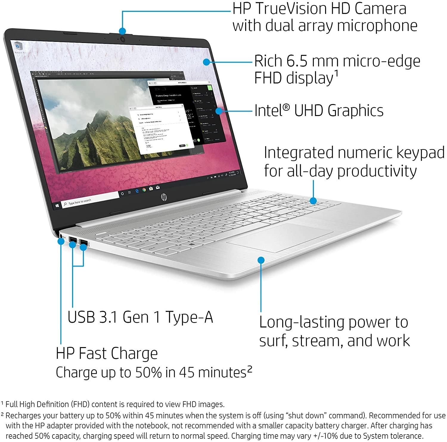15-dy1036nr - 15.6'' Core i5-1035G1 8GB DDR4 256GB SSD