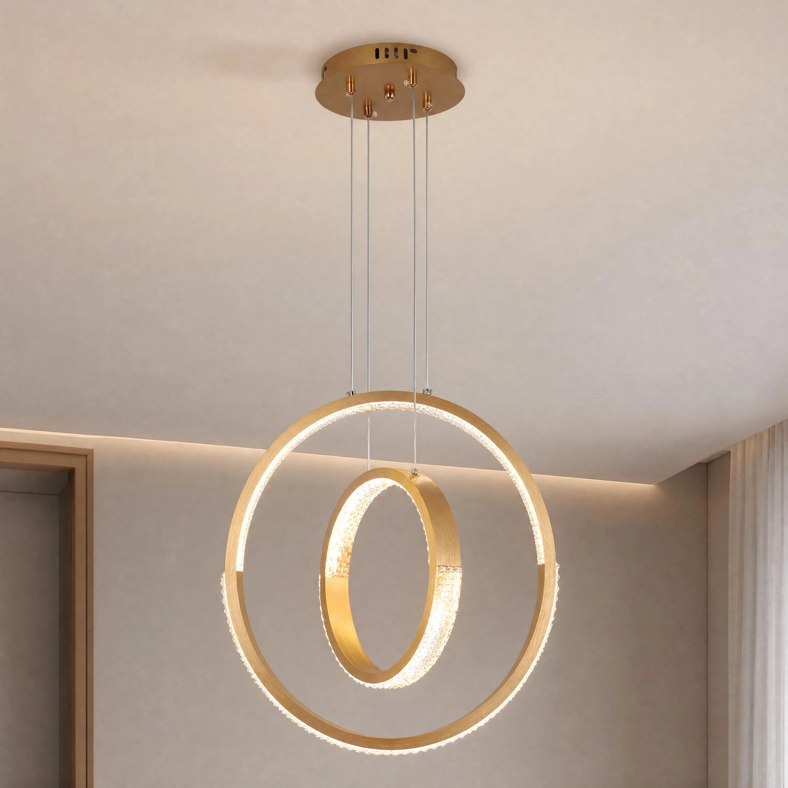 YT YATAI LIGHTING 15046 Modern LED Chandelier - warm neutral white Dimmable