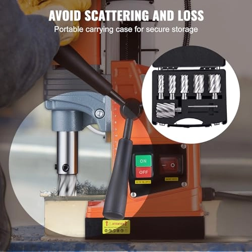 Annular Cutter Set - 6 pcs M2AL High-Speed Steel 1"-2"