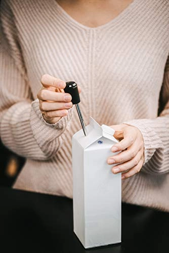 Milk Lance - Stainless Steel Silver/Black