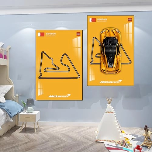 Technic McLaren P1 (42172) - Display Wall Plate Bahrain Circuit