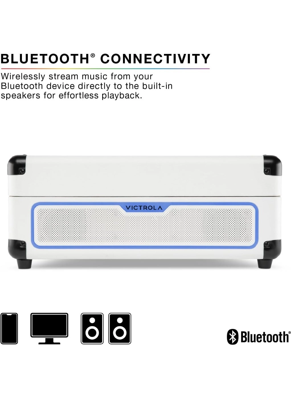 Journey Glow - Illuminated Suitcase 18 RGB Light Effects Bluetooth Streaming