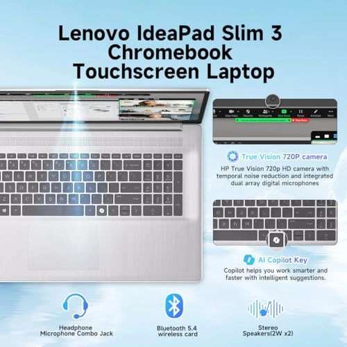 17.3 inch Touchscreen Laptop - Ryzen 5 7430U 32GB DDR4 2TB SSD