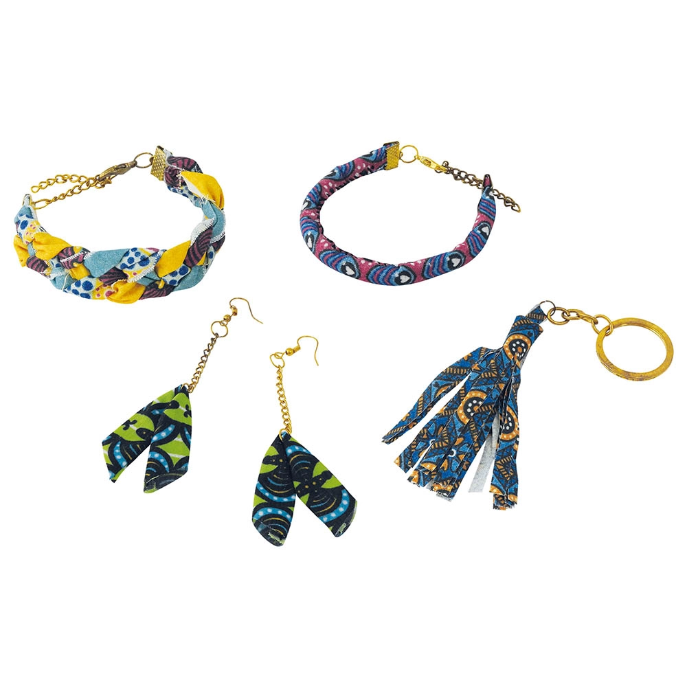 Wax Print Jewellery Kit - Suitable for 8 to 13+ yrs