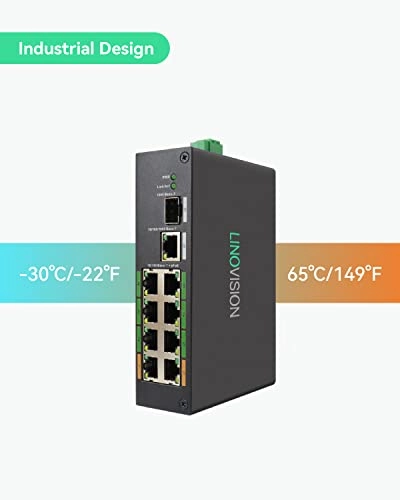 EOC-Switch08 - 8 120W 57 Volts 10M/100Mbps