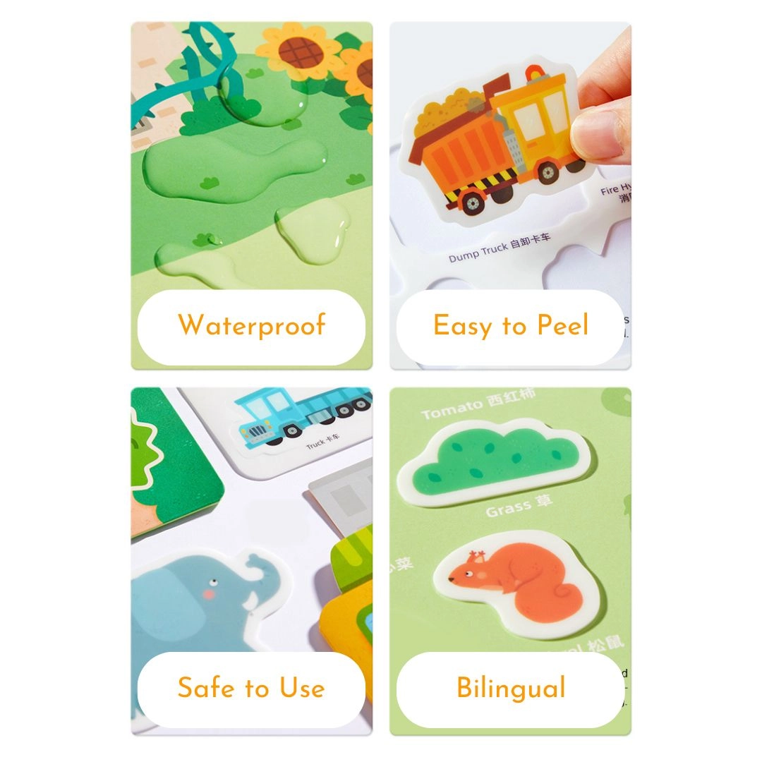 Animal Town Reusable Sticker Pad