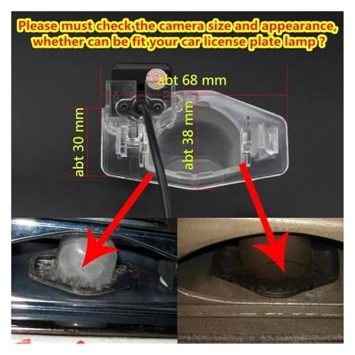 Rear View Camera - Night vision Wireless 1280 x 720 pixels