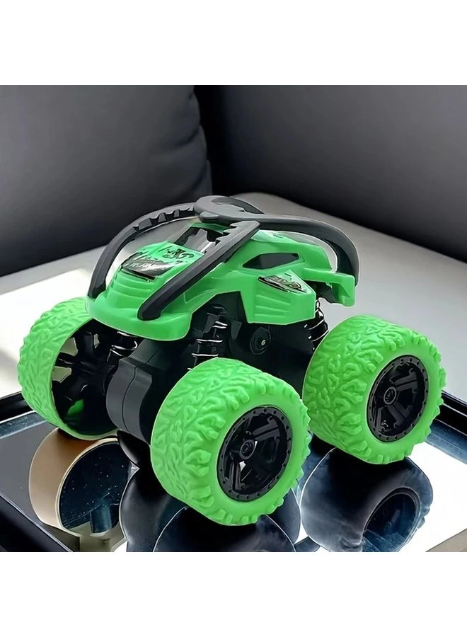 Generic 4WD Toy Car - Durable Plastic Blue