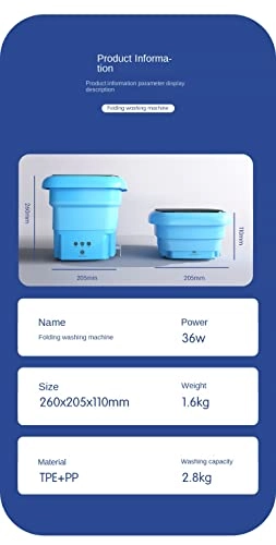 Portable Washing Machine Ultrasonic Turbo