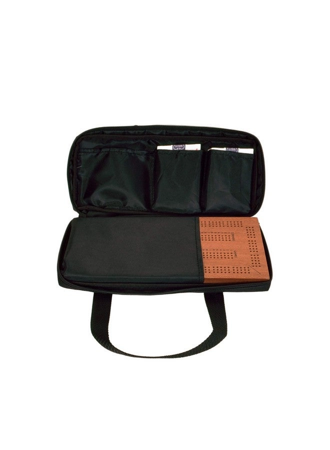 Folding Cribbage Board - 3 Track Wooden