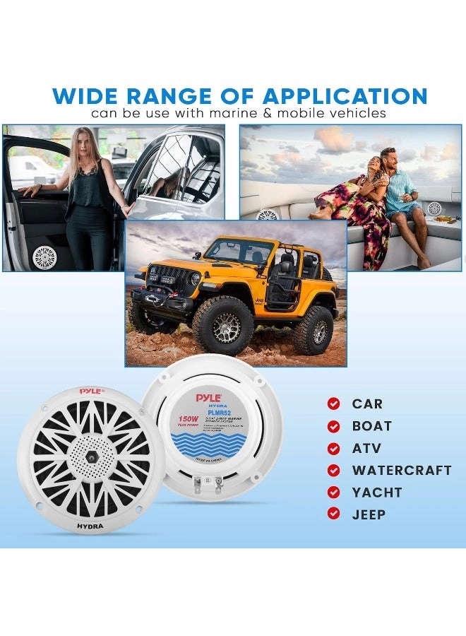 Marine Speakers - 5.25 Inch 180 Watt