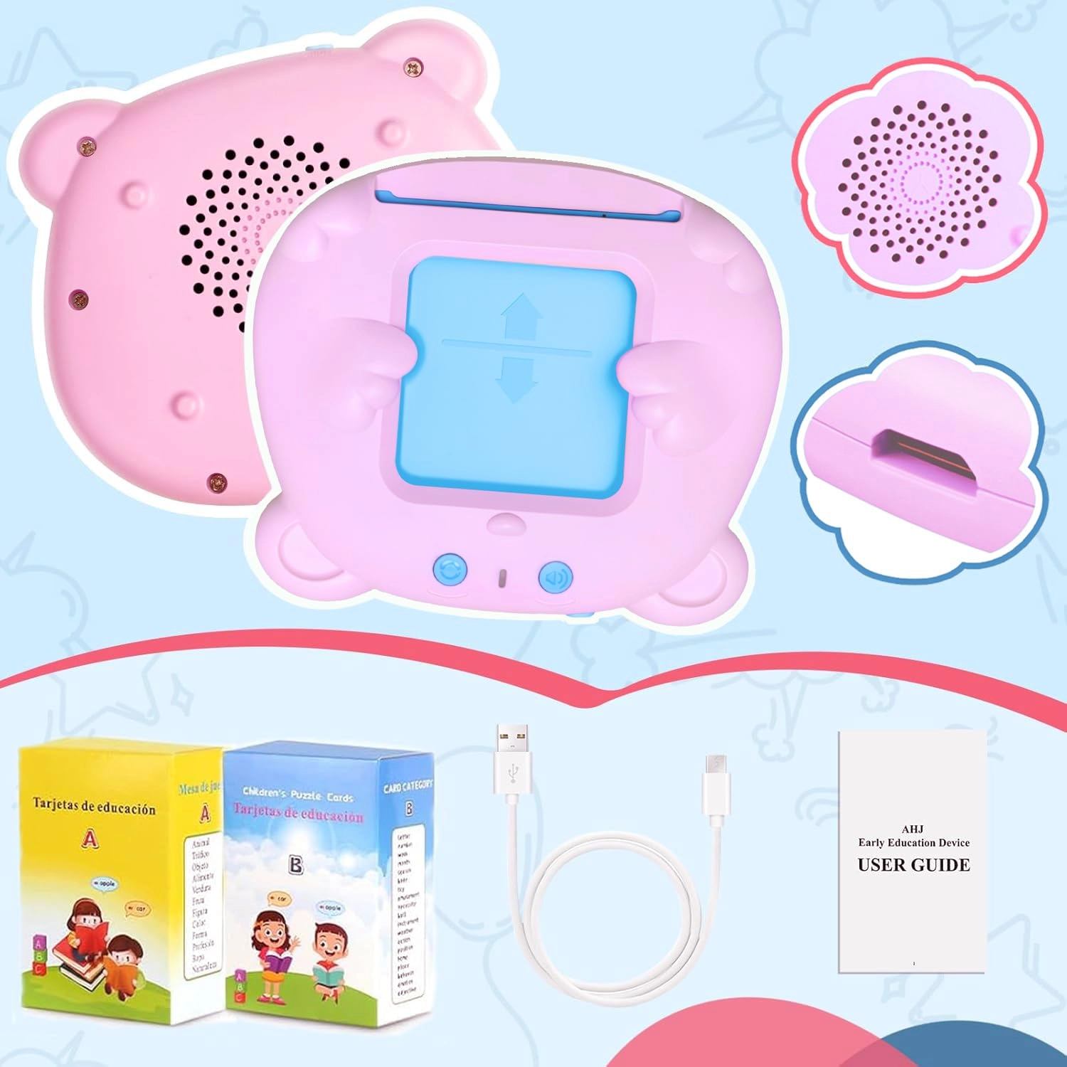 Talking Flash Card - 3+ 1 pieces