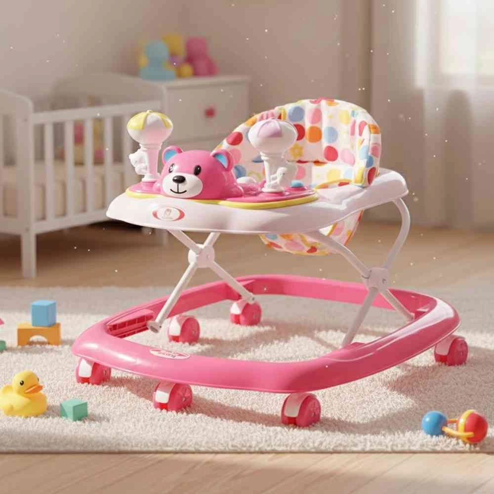 Baby Walker - With Wheels 3 Height Positions