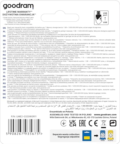 UME2 - USB 2.0 TypeA 32GB