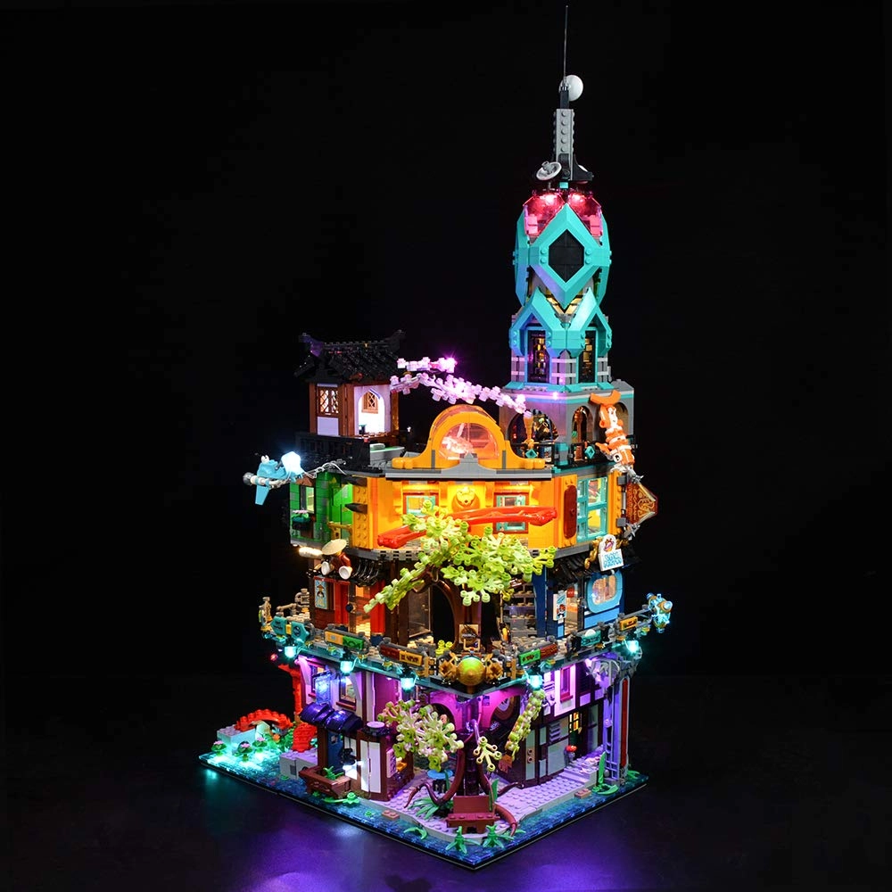 LED Light Kit for LEGO Ninjago City Gardens 71741