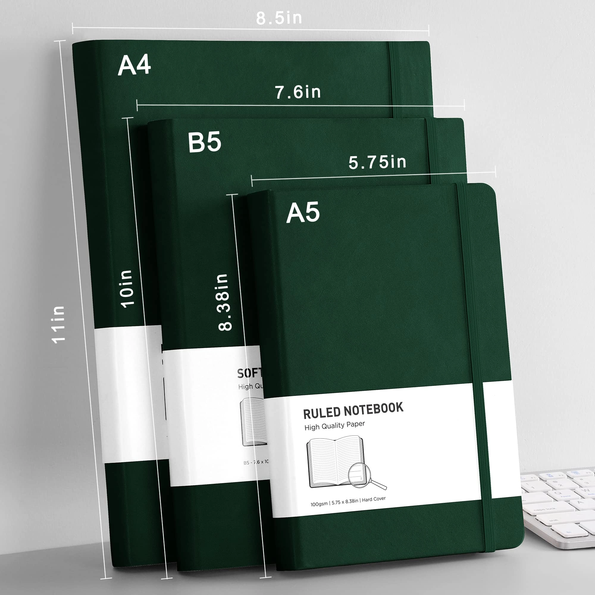 Lined Journal Notebook A5 Hardcover - Lined 320 Pages