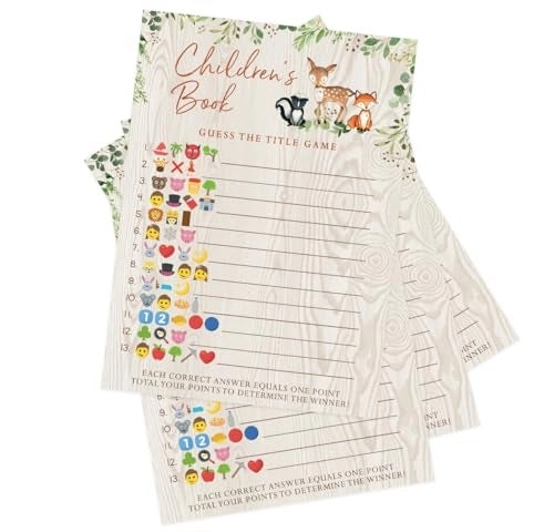 Woodland Baby Shower Game - 50 piece(s)