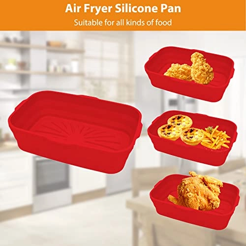 Silicone Air Fryer Tray - 2 piece(s)