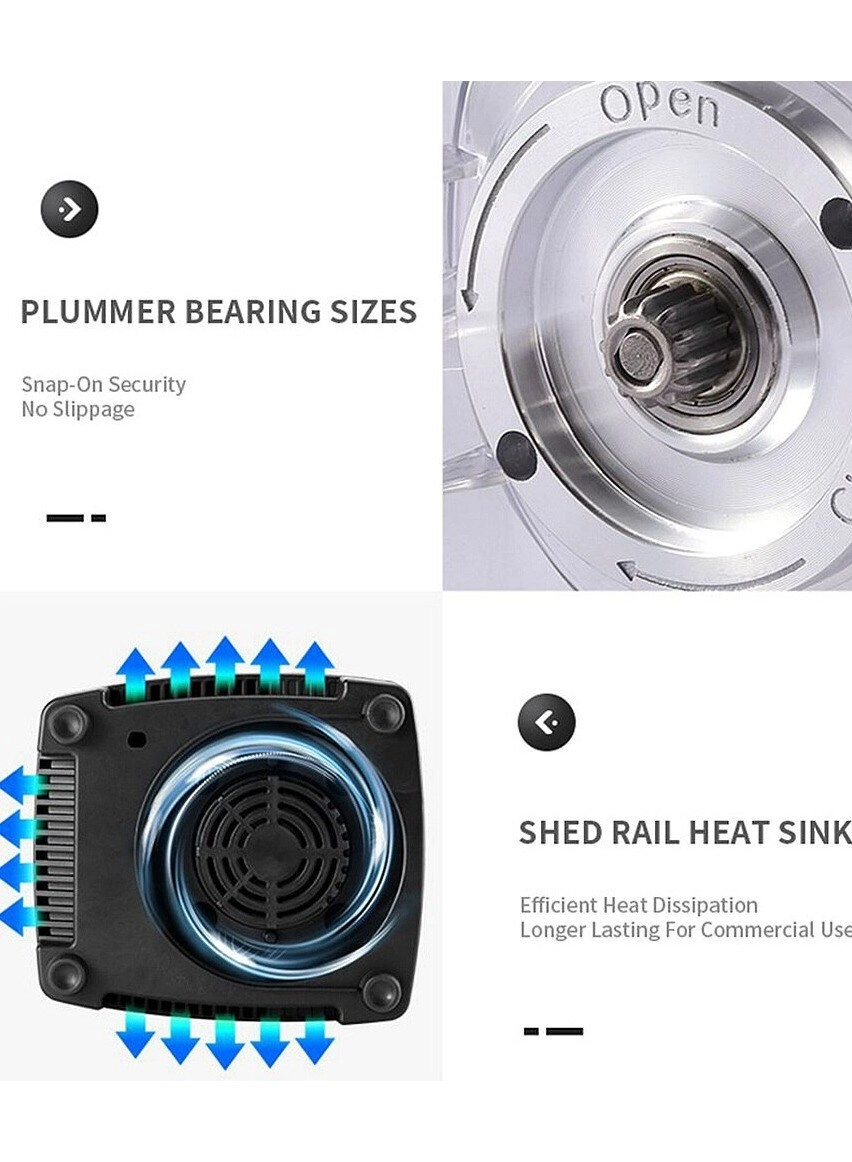 High Power Blender - 4500W