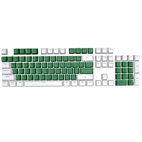 Key Cap - 104Pcs PBT White Blue