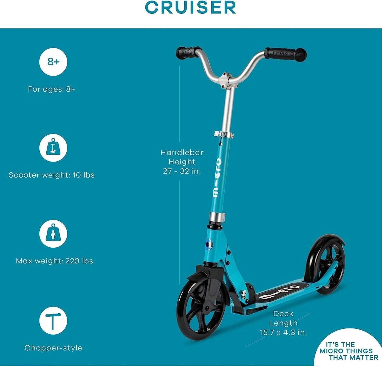 Sprite Kick Scooter – 120/80 mm LED Foldable