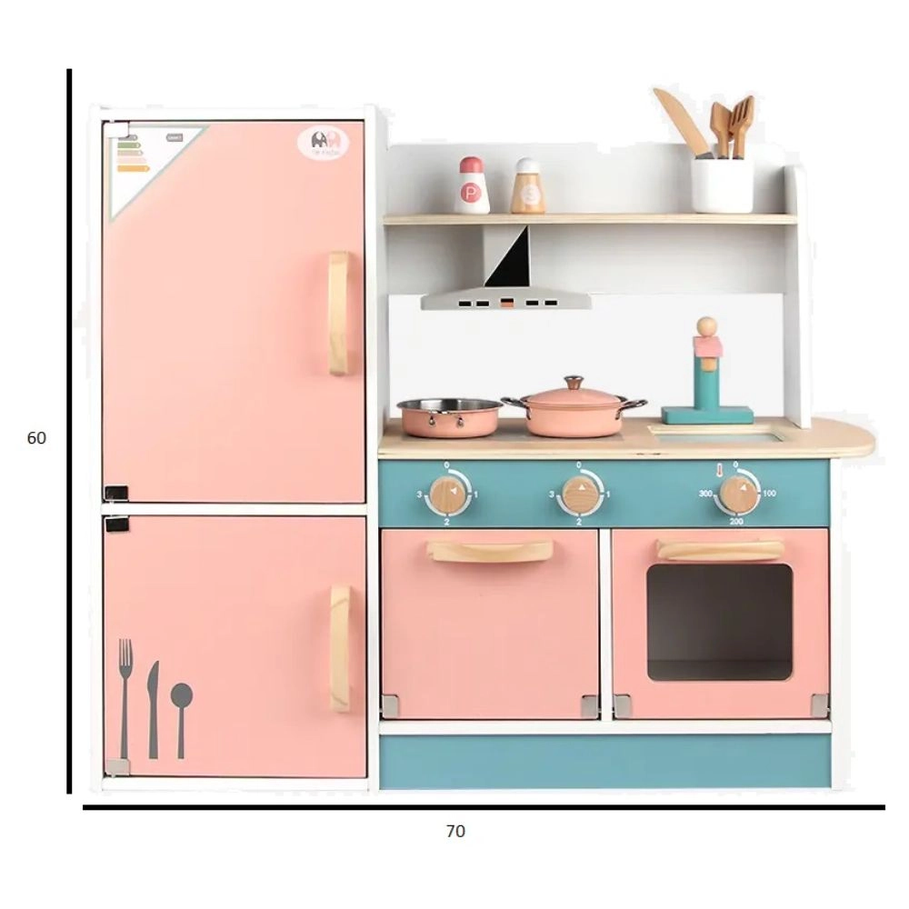 Kids Wooden Kitchen Set - Vintage (GF-MSN21010)