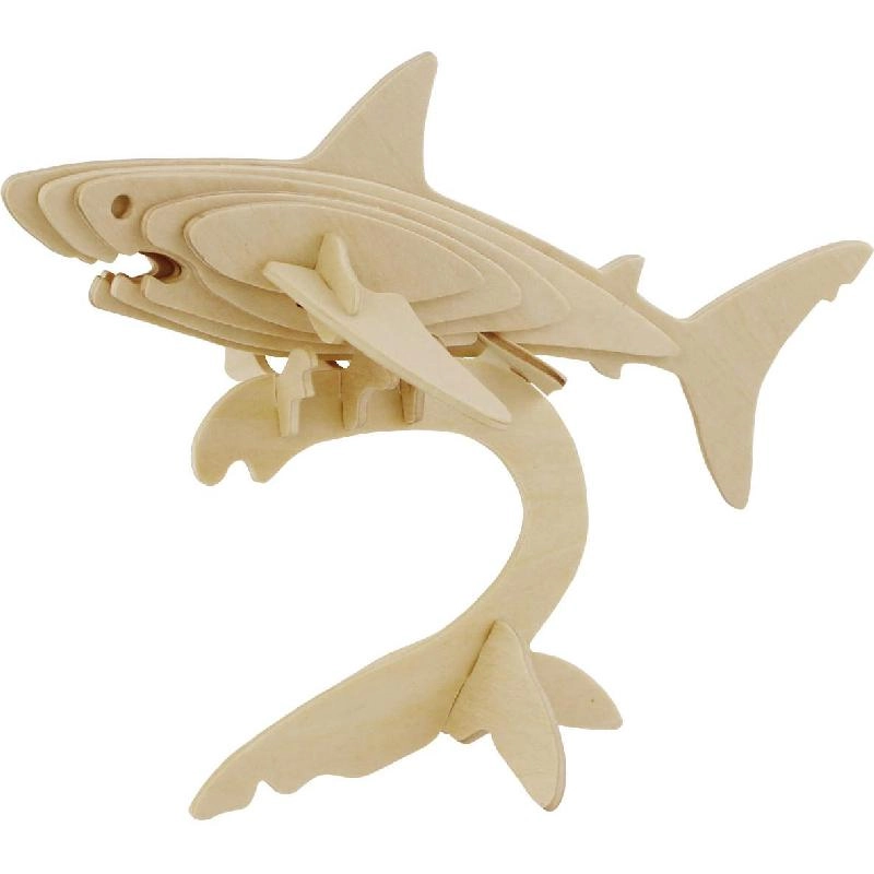 Shark 3D Wooden Puzzle (JP229) - 18 pcs