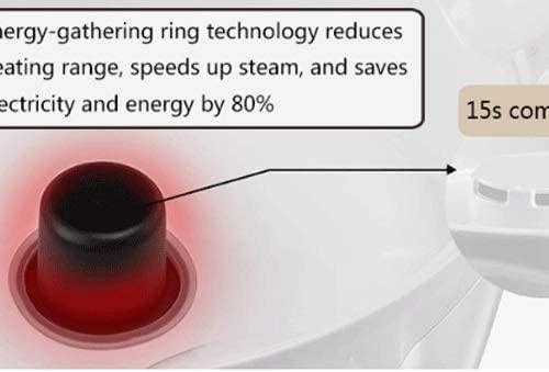 Three-tier food steamer - 4 Liters