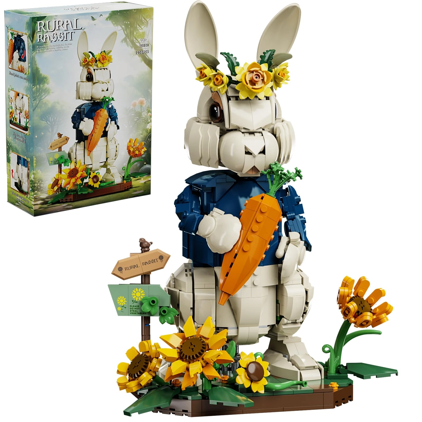 EMANNON Easter Bunny Building Set - Animal