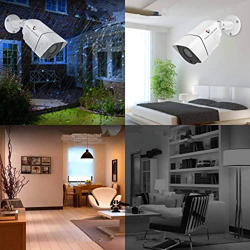 1080N DVR - 8Channel + Metal Outdoor Bullet Camera - 4pcs 1080P + Plastic Dome Camera - 4pcs