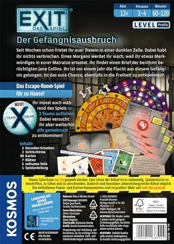 EXIT - The Game: The Prison Breakout - Professional Team Challenge (German)