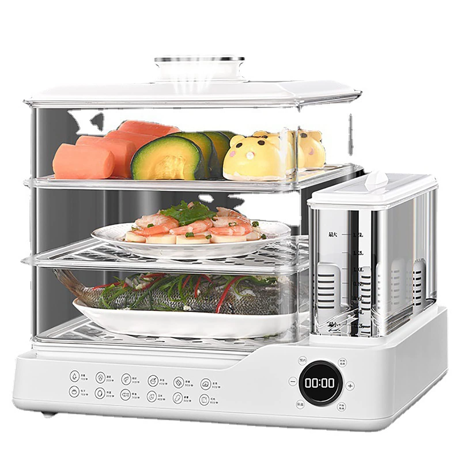 STMKB 3 Tier Electric Steamer - 24L