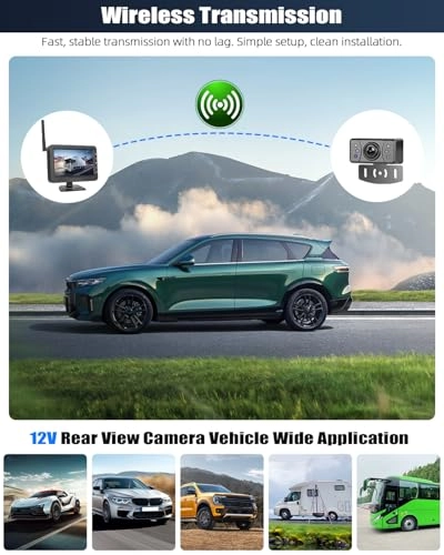 Wireless Reversing Camera Set - Night Vision Wireless