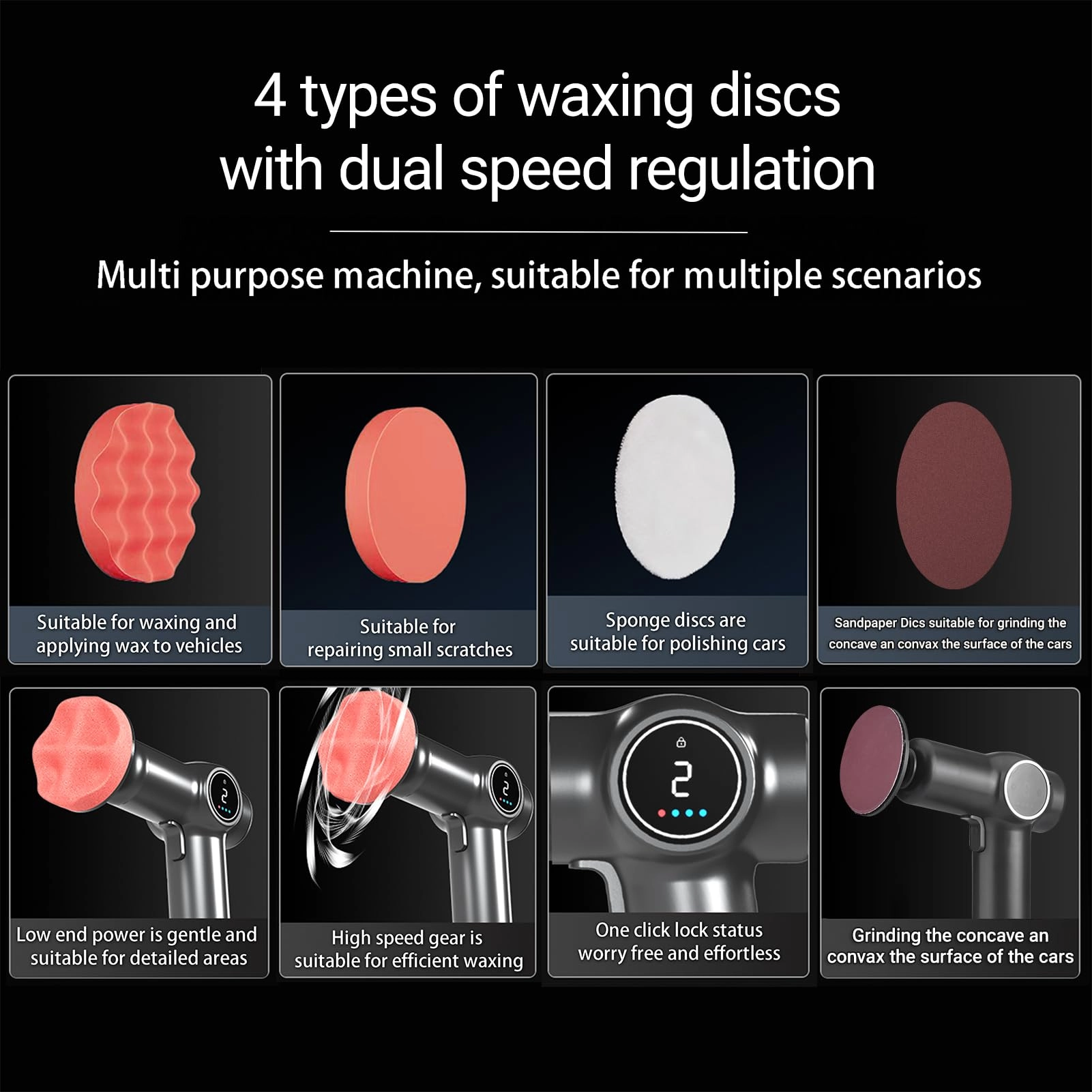 Car Wireless Polishing Machine - 80W