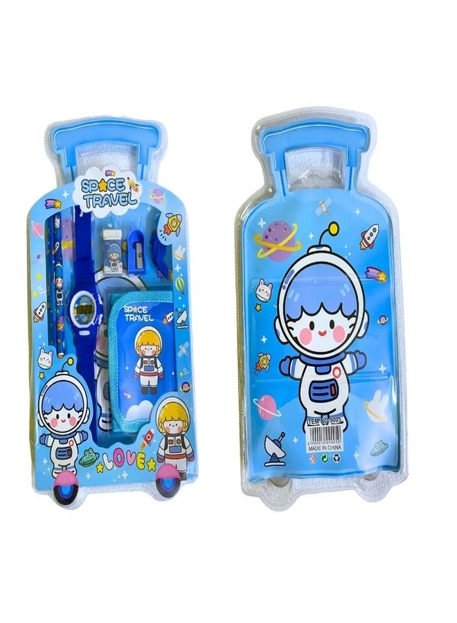 Space Travel Themed Stationery Gift Set - 7 Piece
