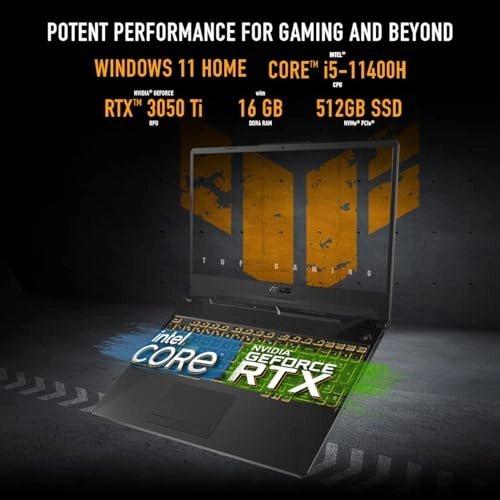 TUF Gaming F15 FX506HE-HN306W - 15.6'' i5-11400H 16GB DDR4 512GB SSD